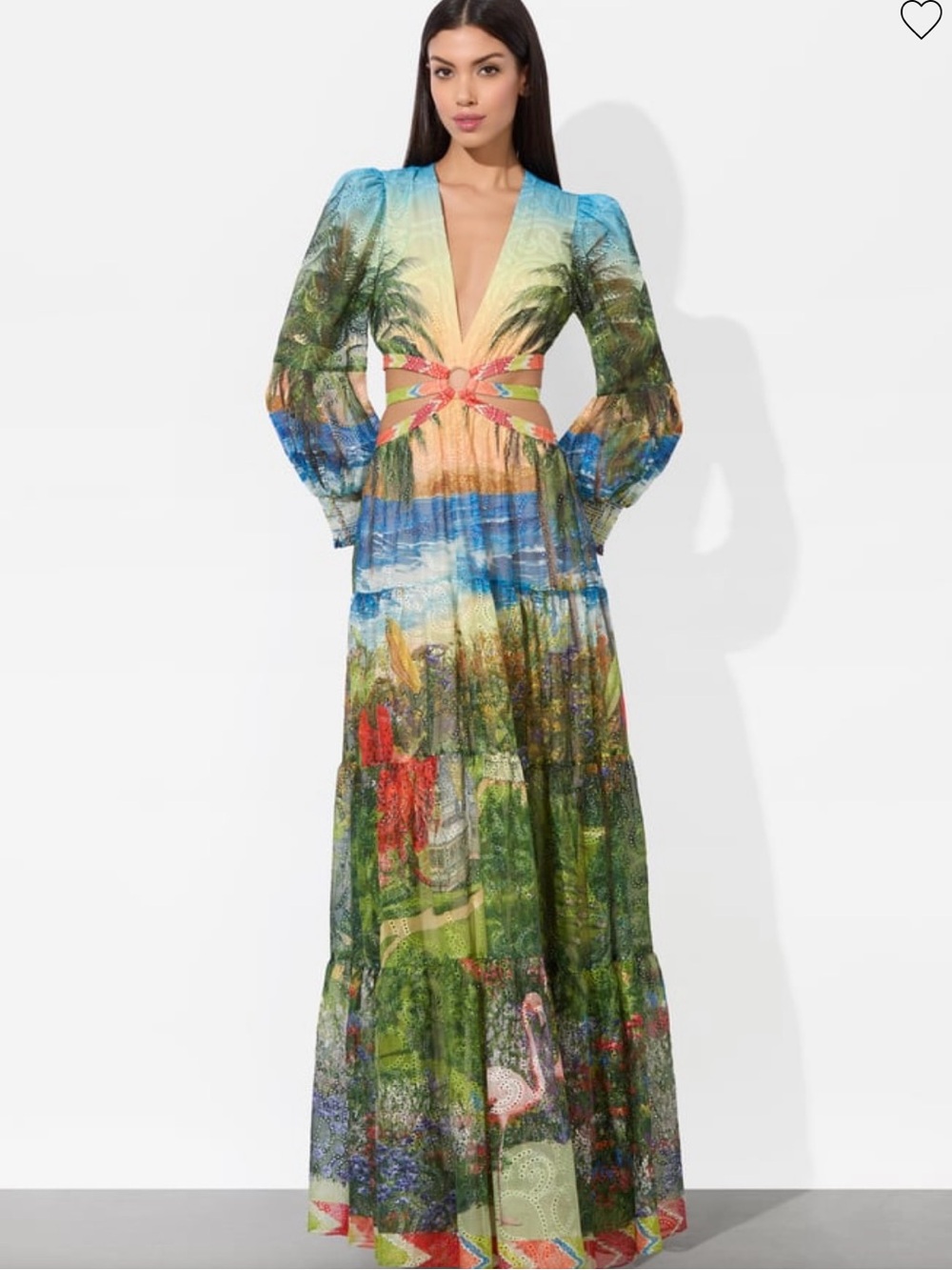 Alice and Olivia Patricia Tiered Dress - Picture 4 of 9
